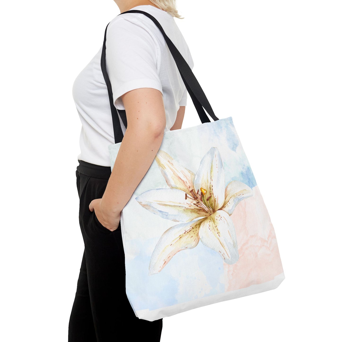 White Lily Tote Bag