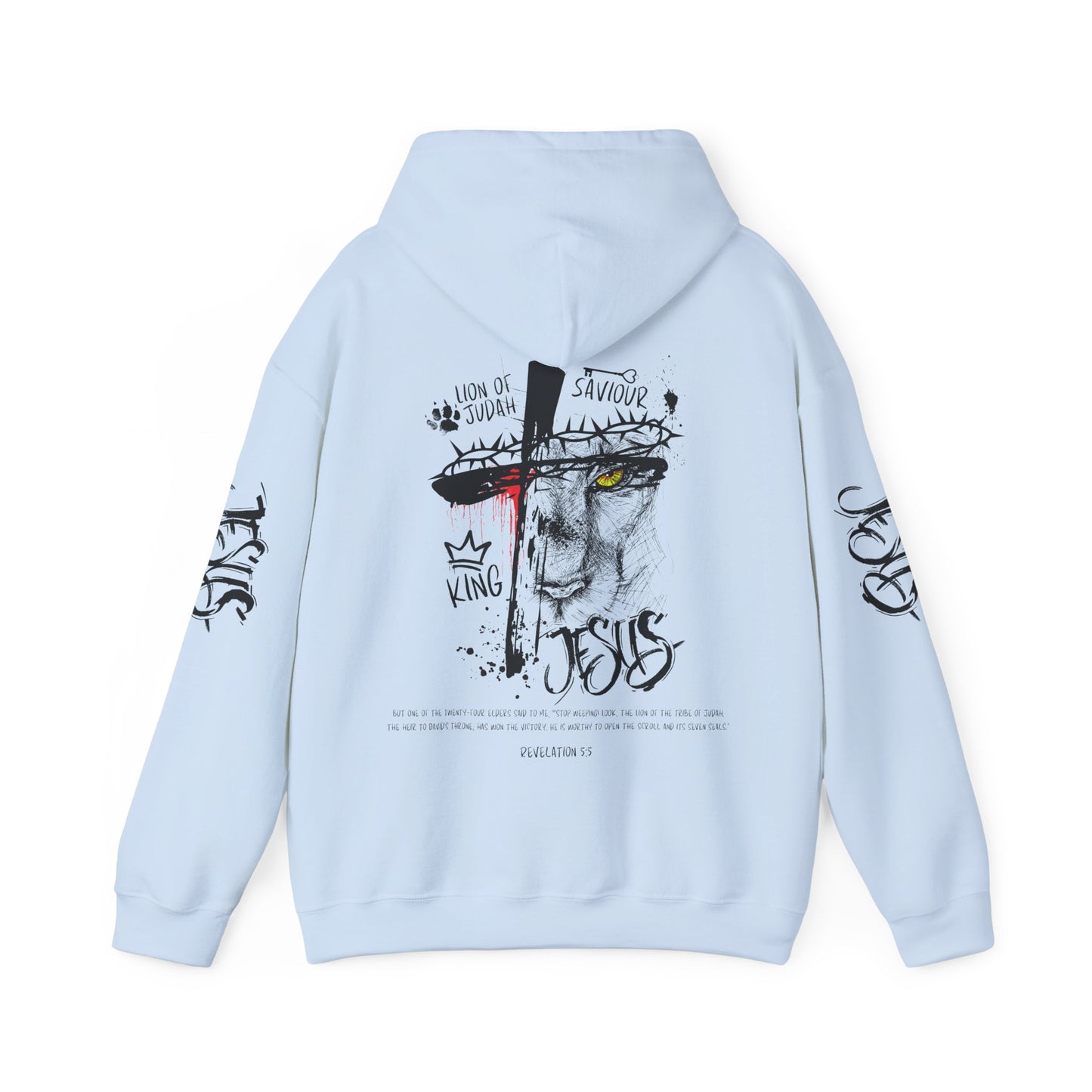 Lion of Judah Rev 5:5 Hooded Sweatshirt