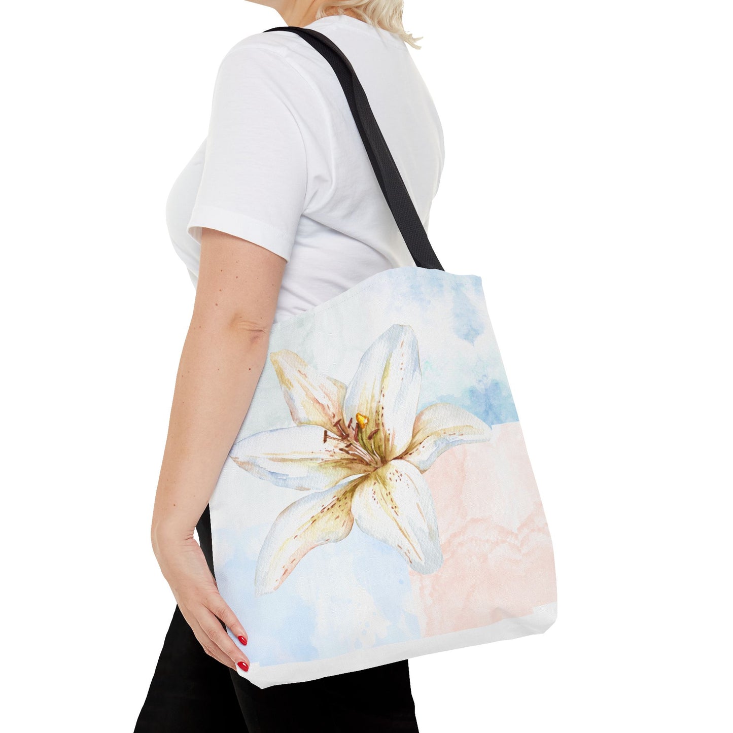 White Lily Tote Bag