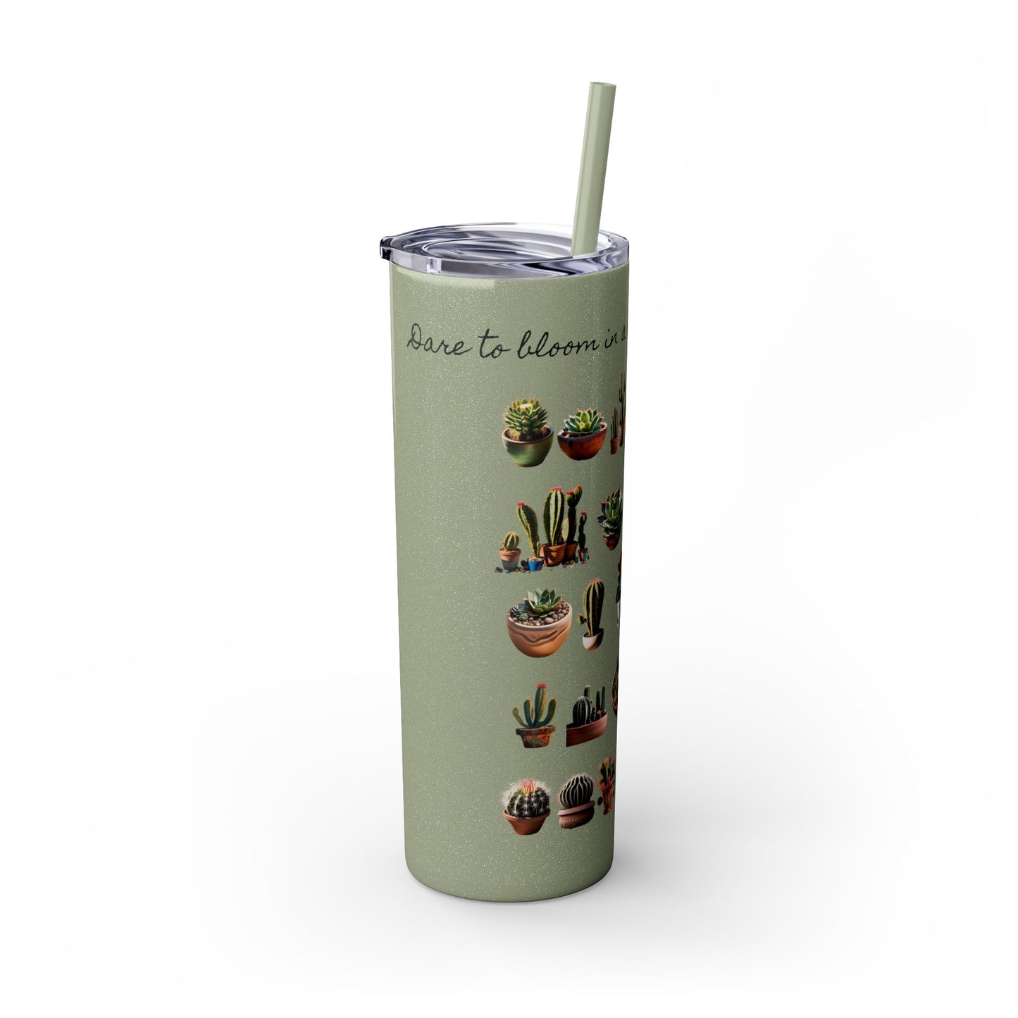 Dare to Bloom Tumbler Cup