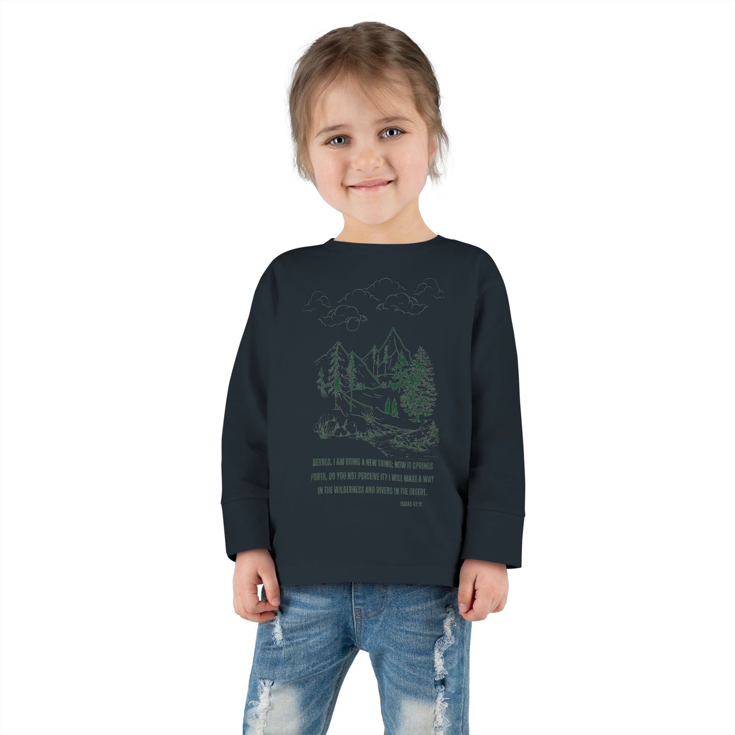 A New Thing Isaiah 43:19 Toddler Long Sleeve Tee