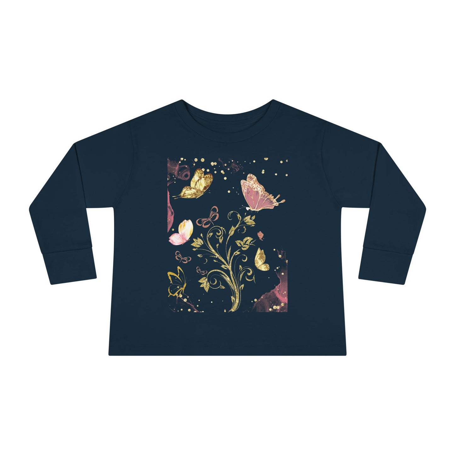 Glittering butterfly Long Sleeve Tee