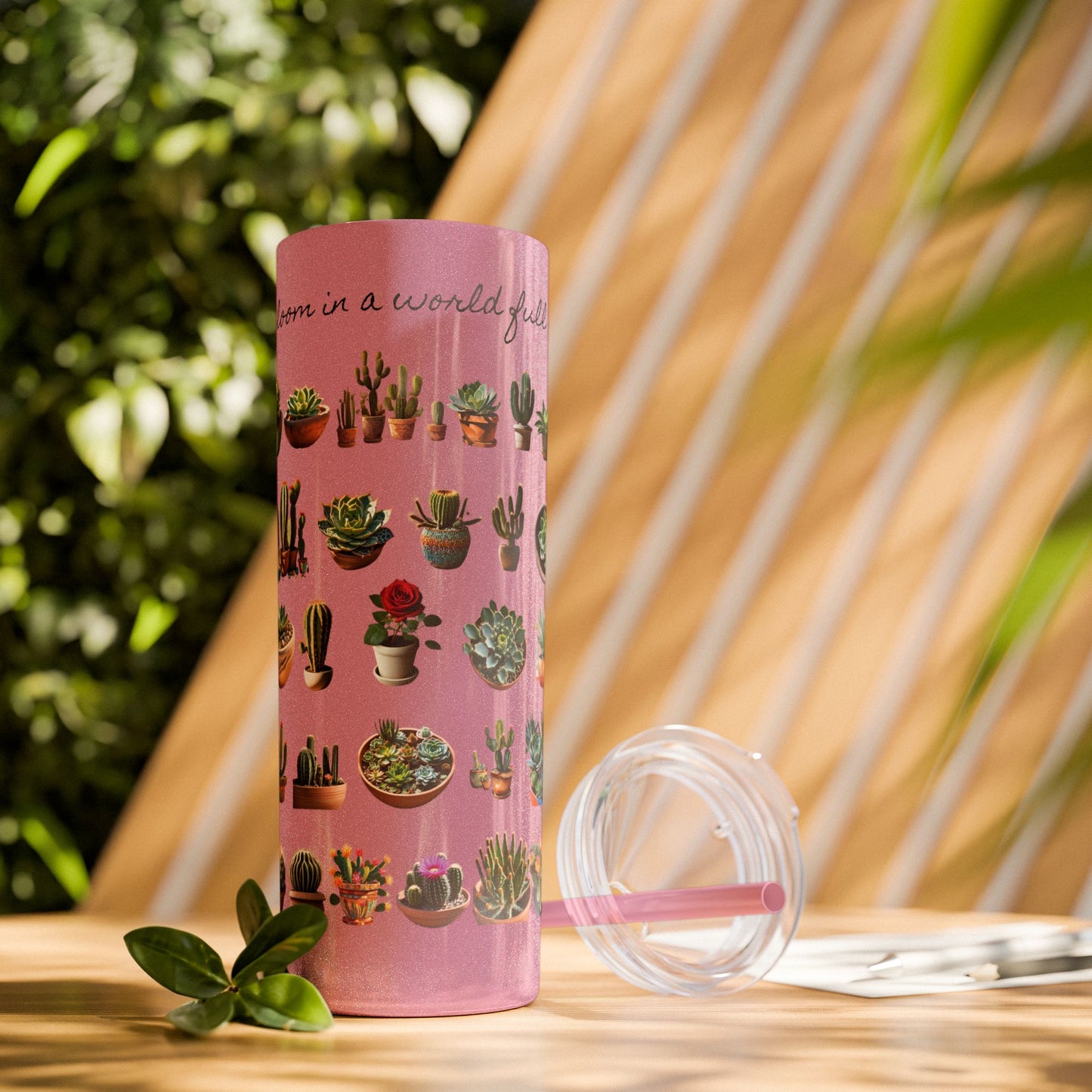 Dare to Bloom Tumbler Cup
