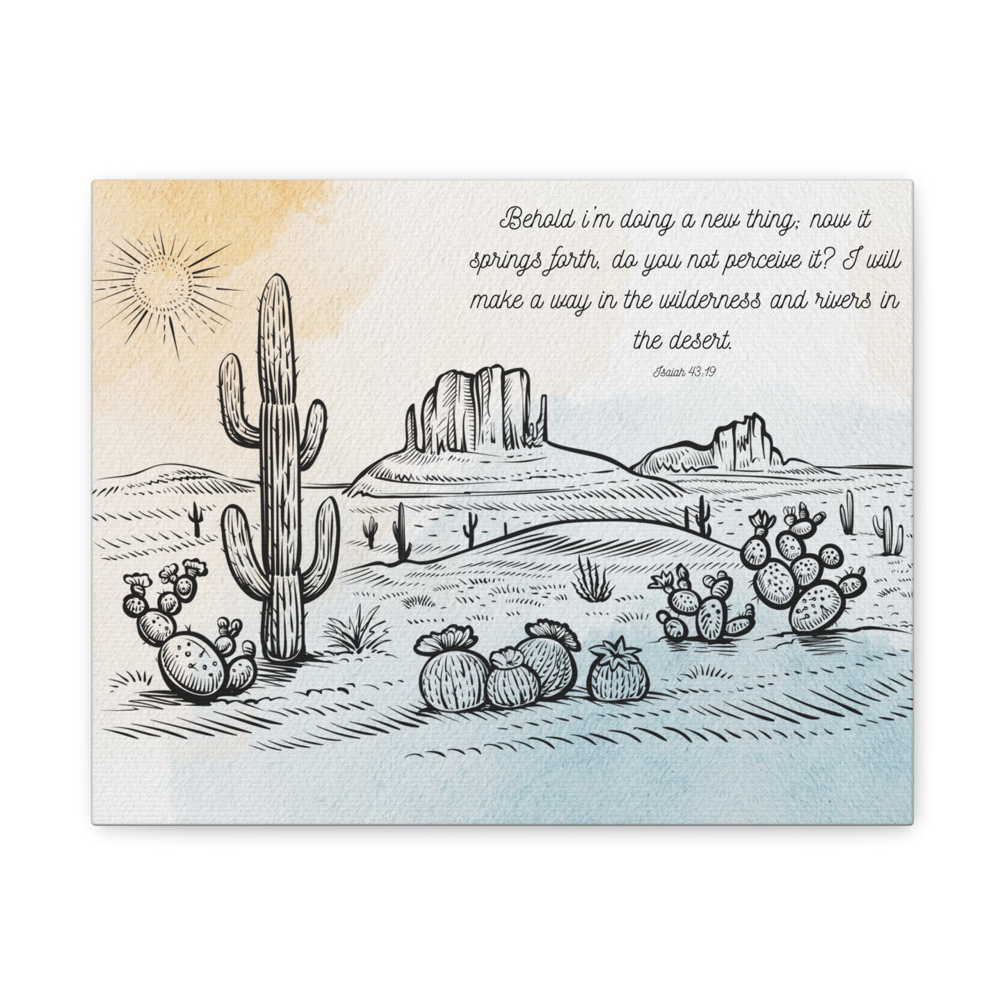 I am Doing a New Thing Canvas Art