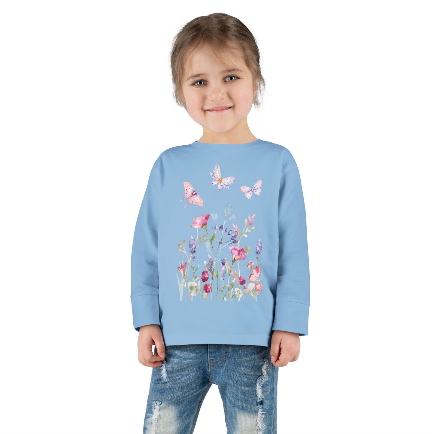 Wild flowers Toddler Long Sleeve Tee