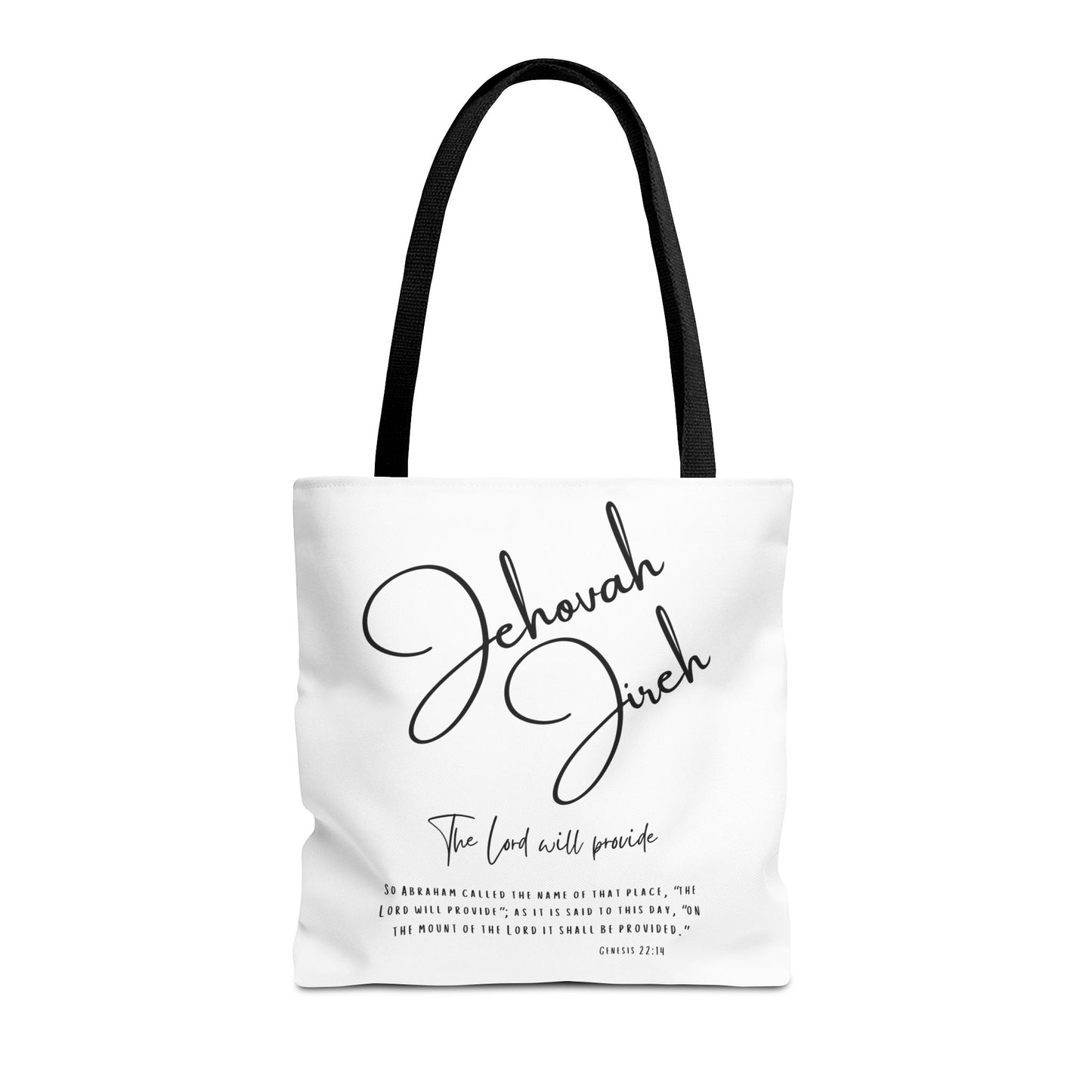 Jehova Jireh Tote Bag