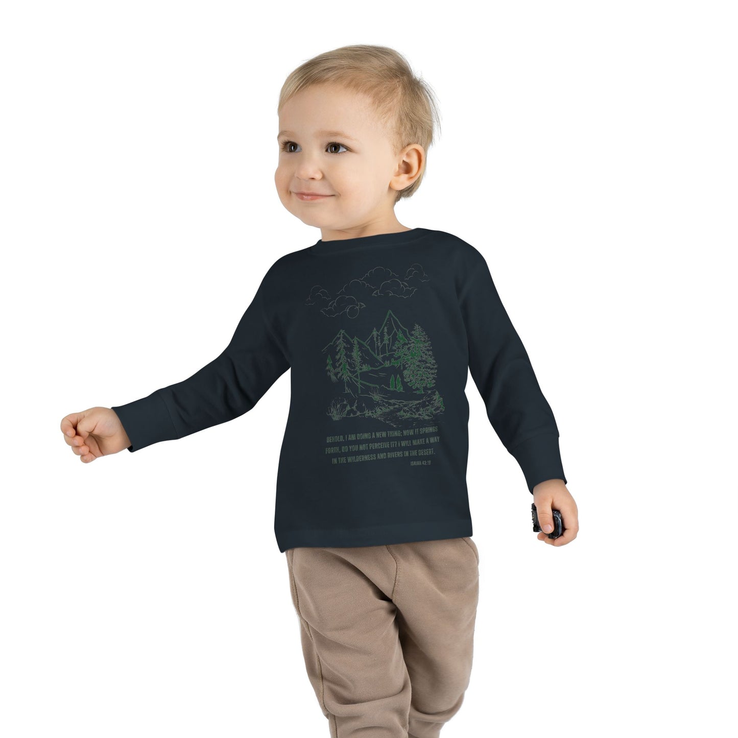 A New Thing Isaiah 43:19 Toddler Long Sleeve Tee