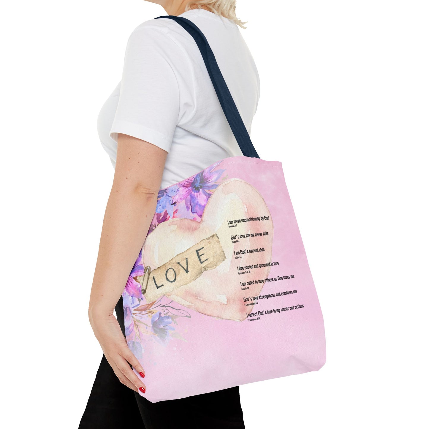 Love Affirmations Tote Bag