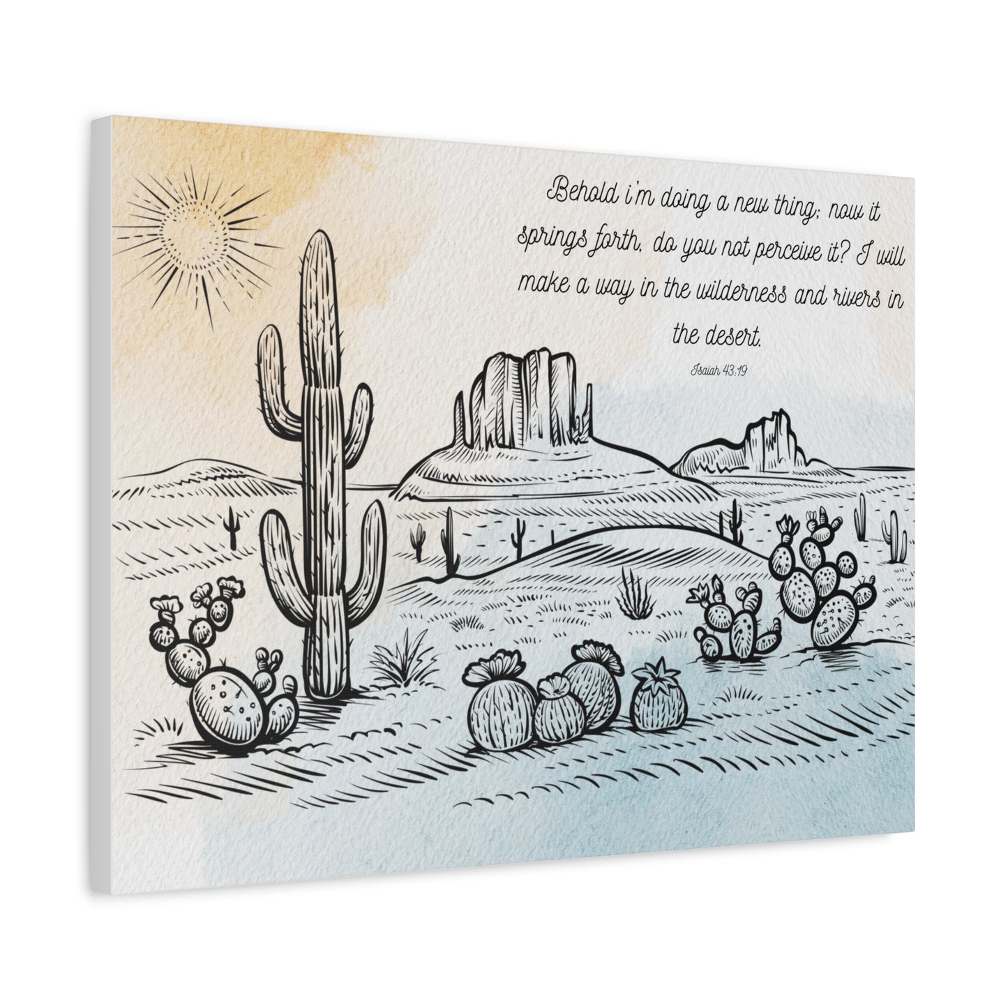 I am Doing a New Thing Canvas Art