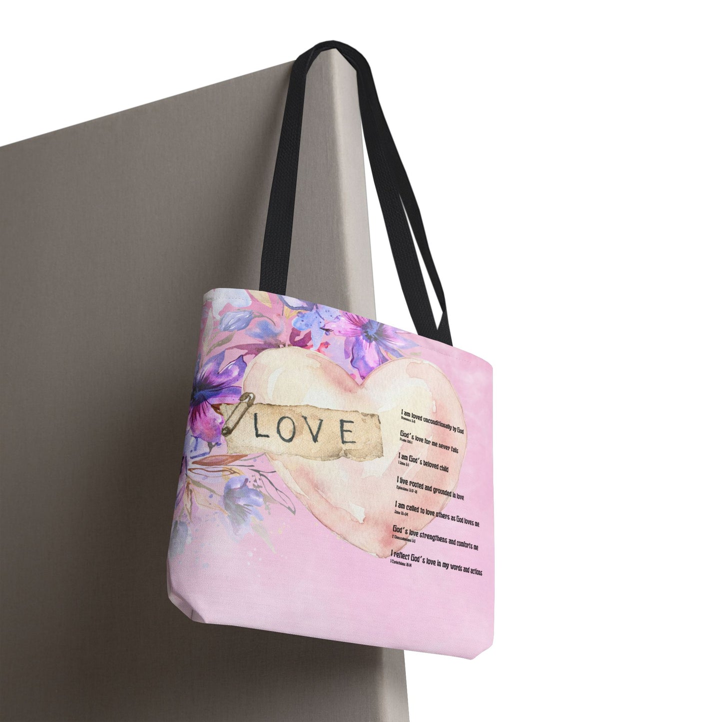 Love Affirmations Tote Bag