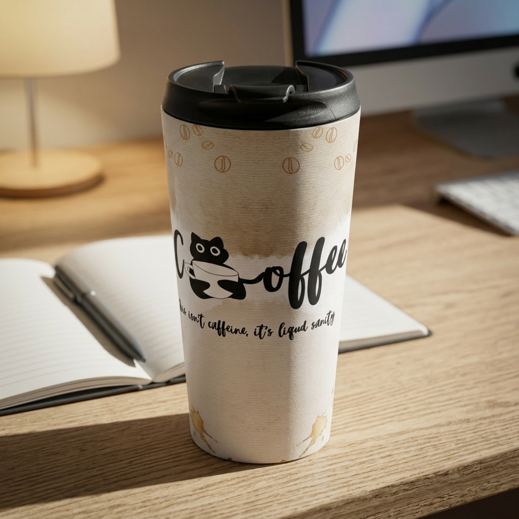 Liquid Sanity Stainless Steel Travel Mug