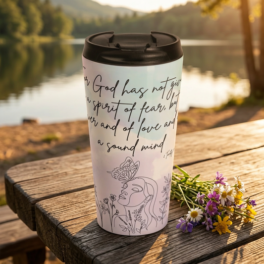 Sound Mind Stainless Steel Travel Mug