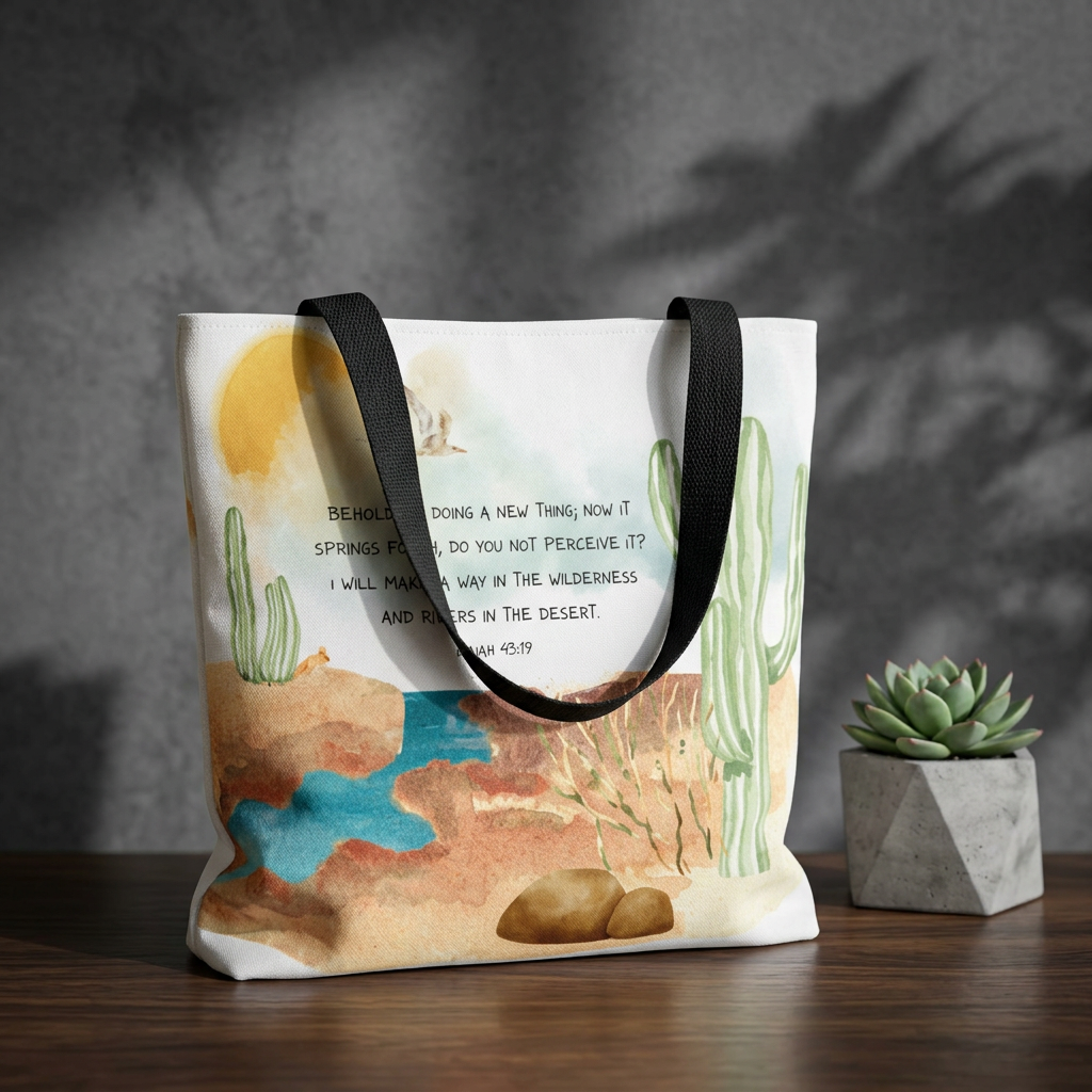 Isaiah 43:19 Tote Bag