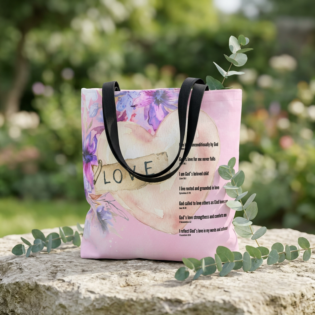 Love Affirmations Tote Bag