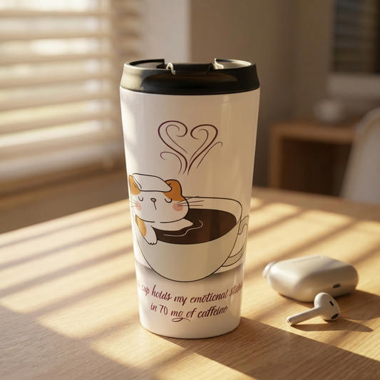 Emotional Stability Stainless Steel Travel Mug