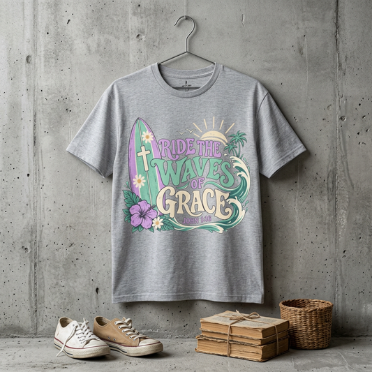Ride the Waves of Grace Tee