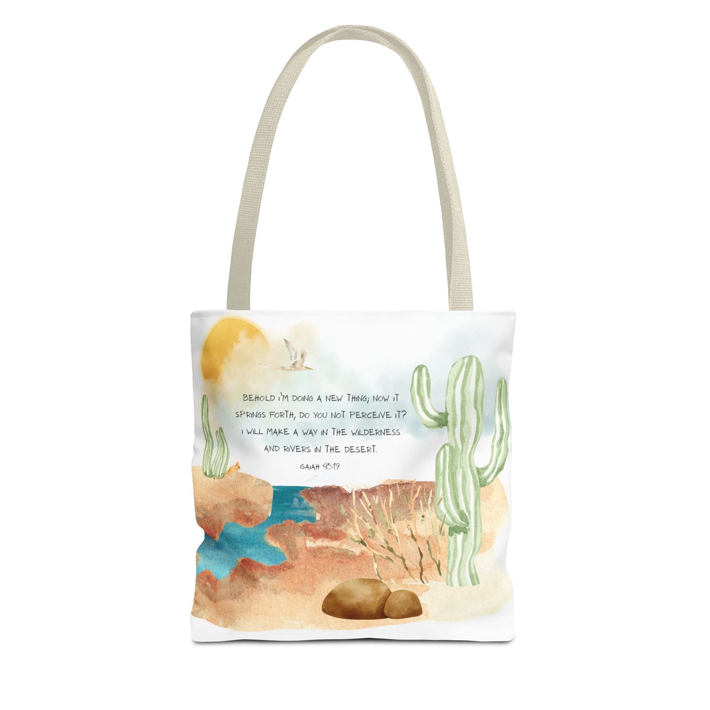 Isaiah 43:19 Tote Bag
