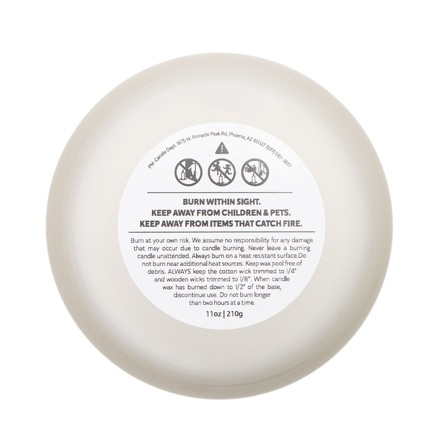 Love One Another Frosted Glass Candle, 11oz