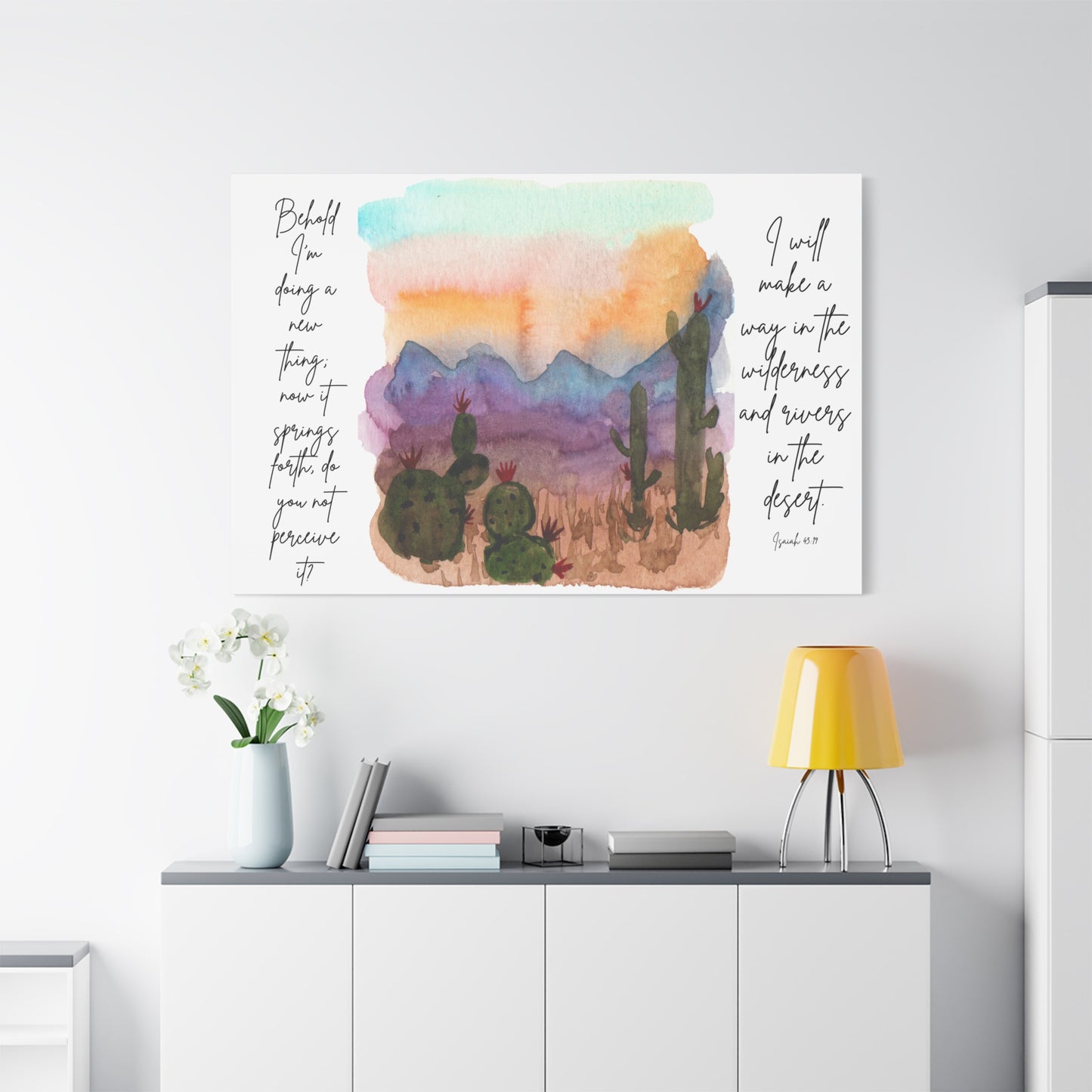 Do you not perceive it Canvas Art