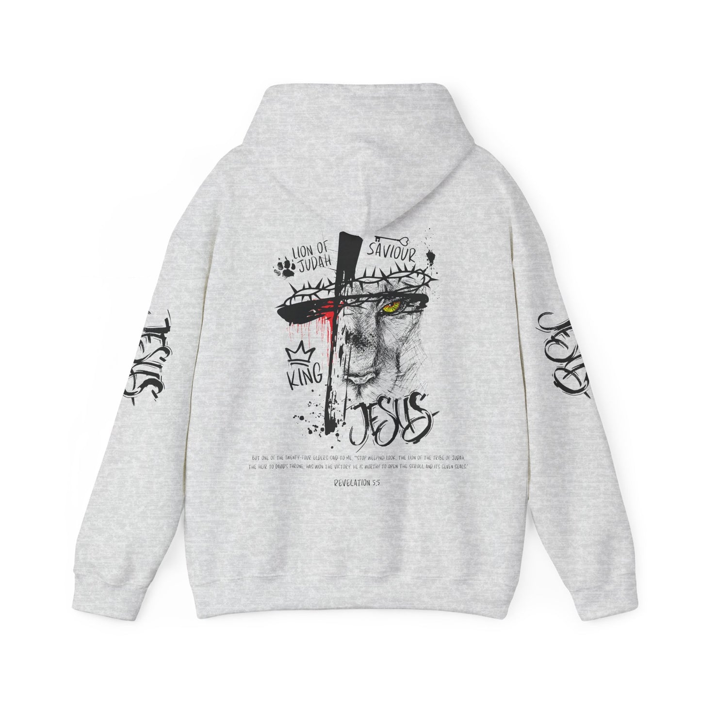 Lion of Judah Rev 5:5 Hooded Sweatshirt