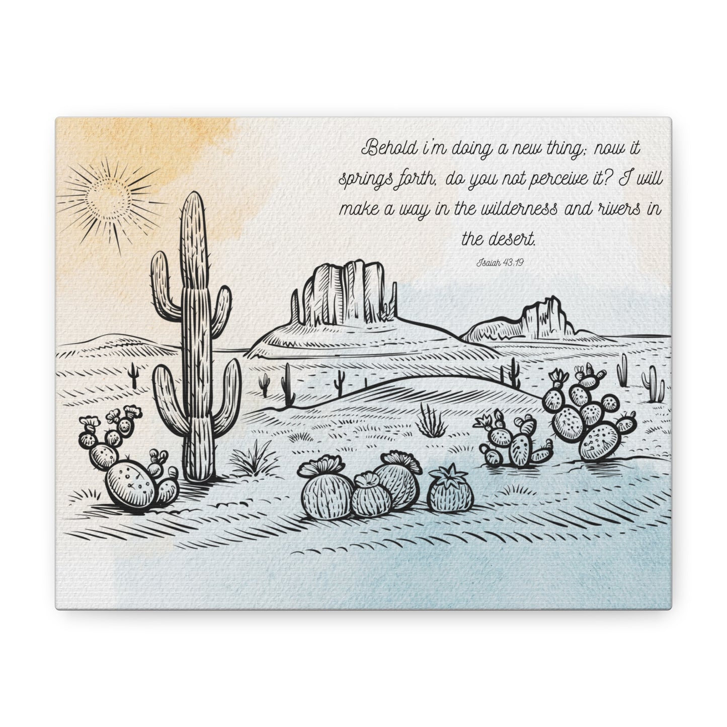 I am Doing a New Thing Canvas Art