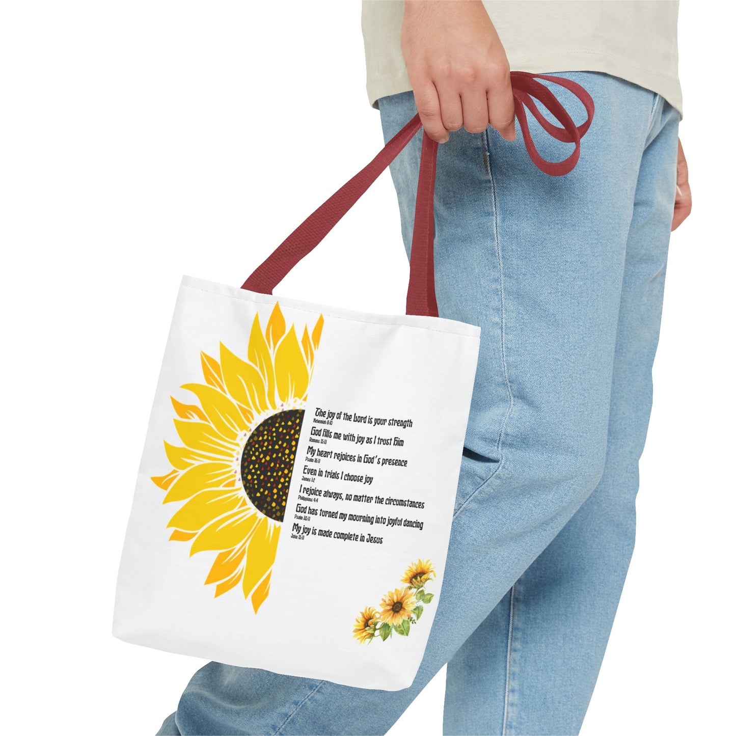 Joy Affirmations Tote Bag
