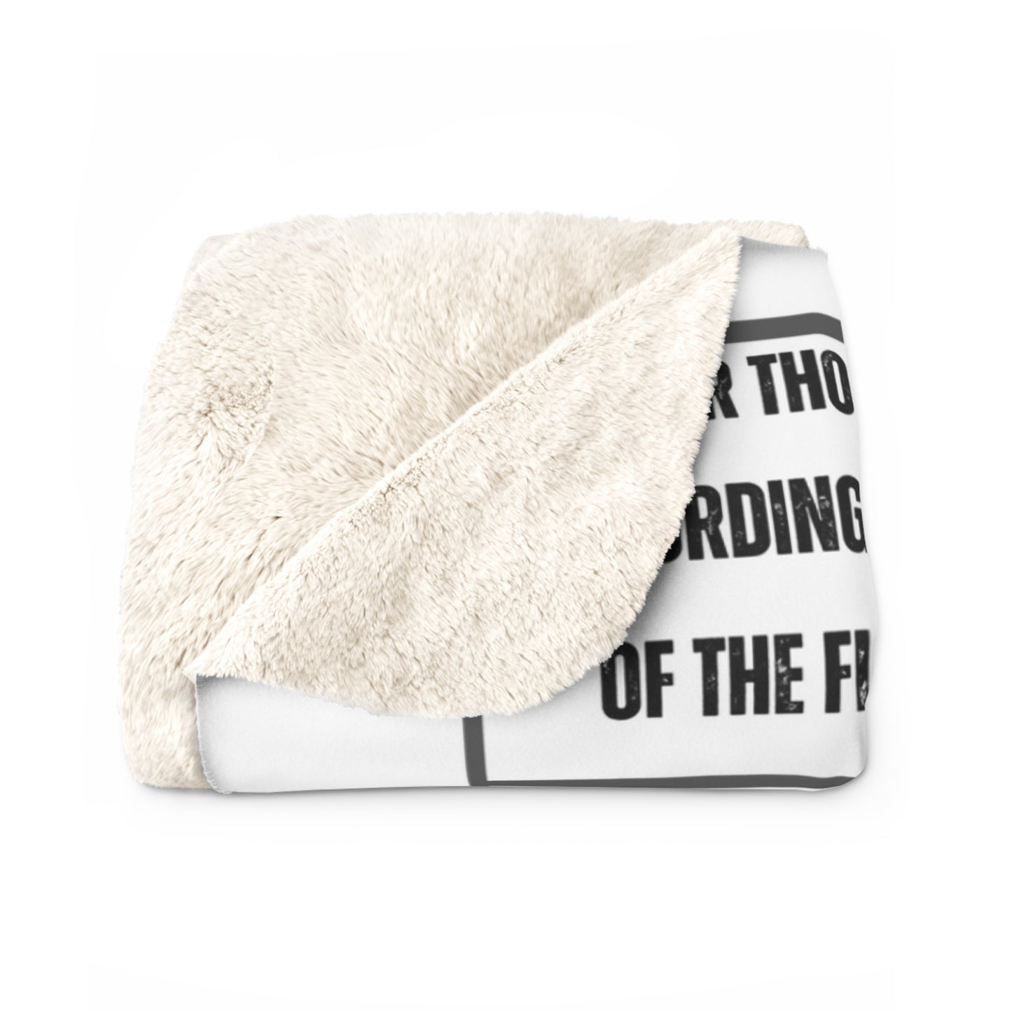 2 Corinthians 10:3-4 Sherpa Fleece Blanket