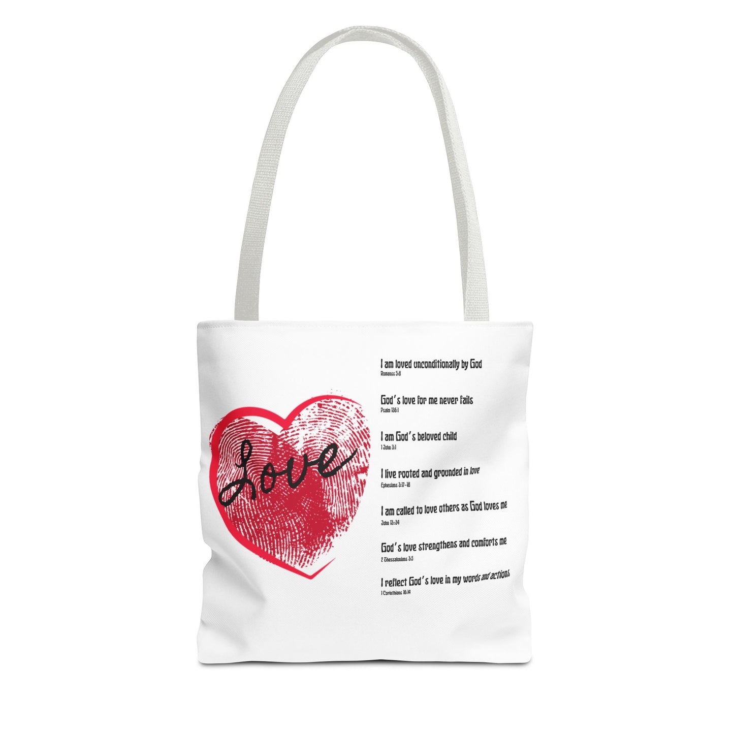 Love Affirmations Tote Bag