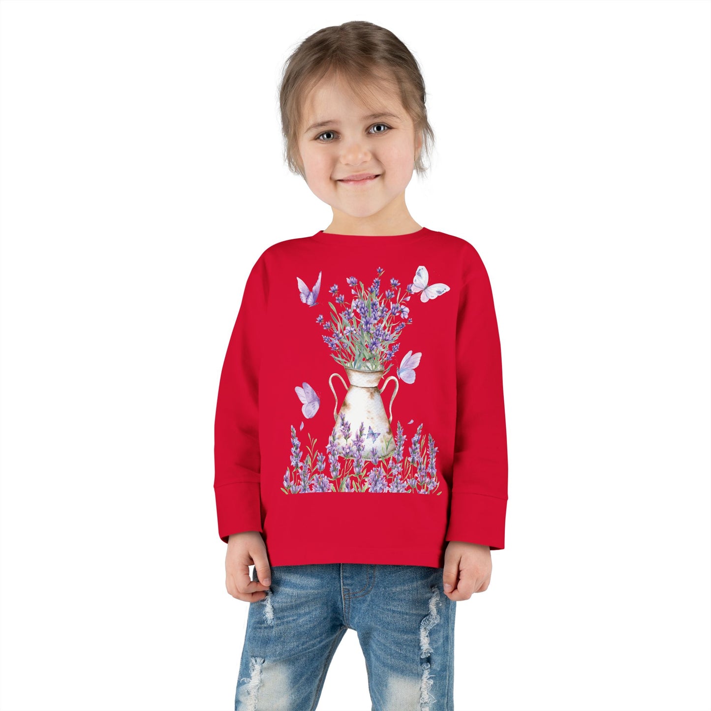 Lilacs Toddler Long Sleeve Tee