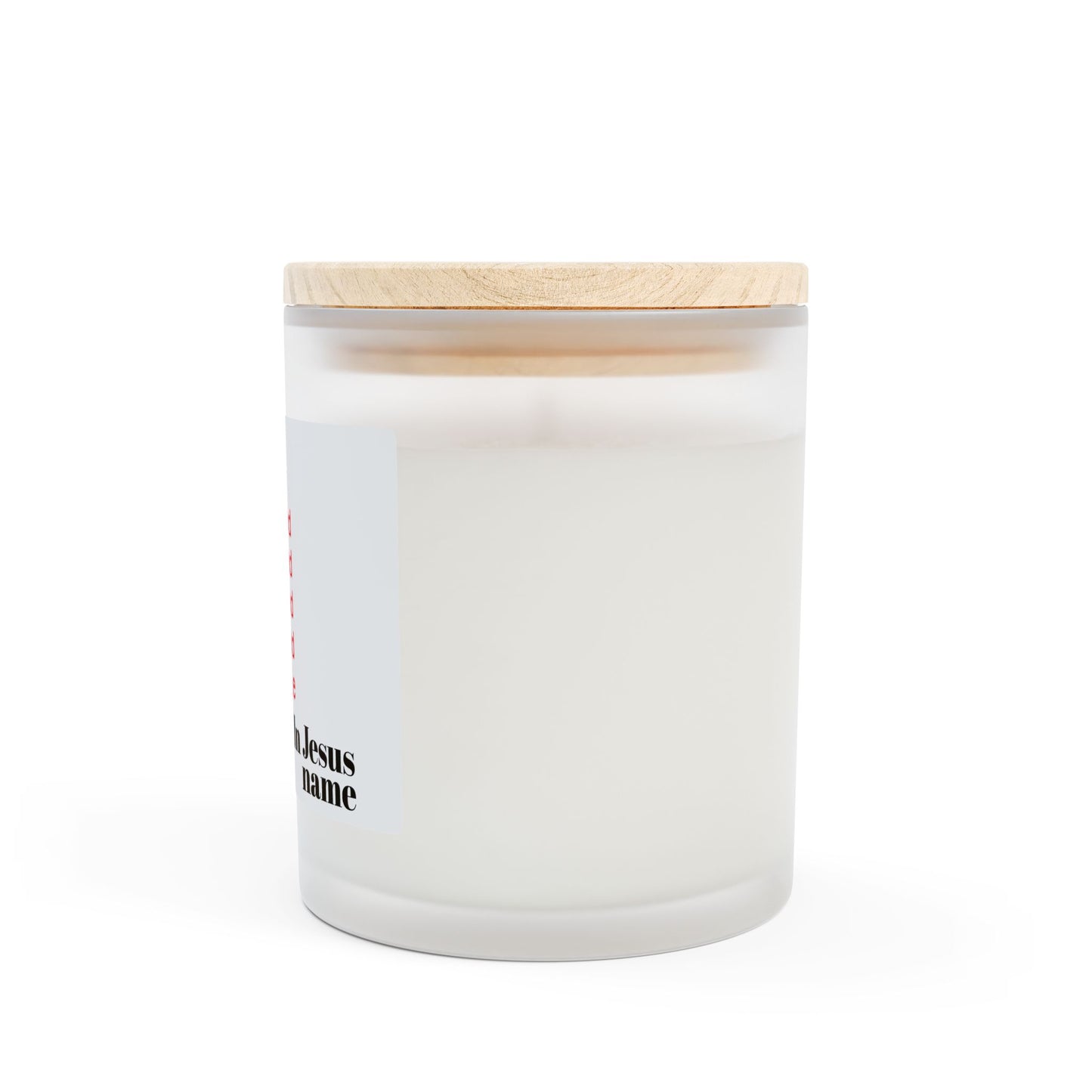 I Am Blessed Frosted Glass Candle, 11oz
