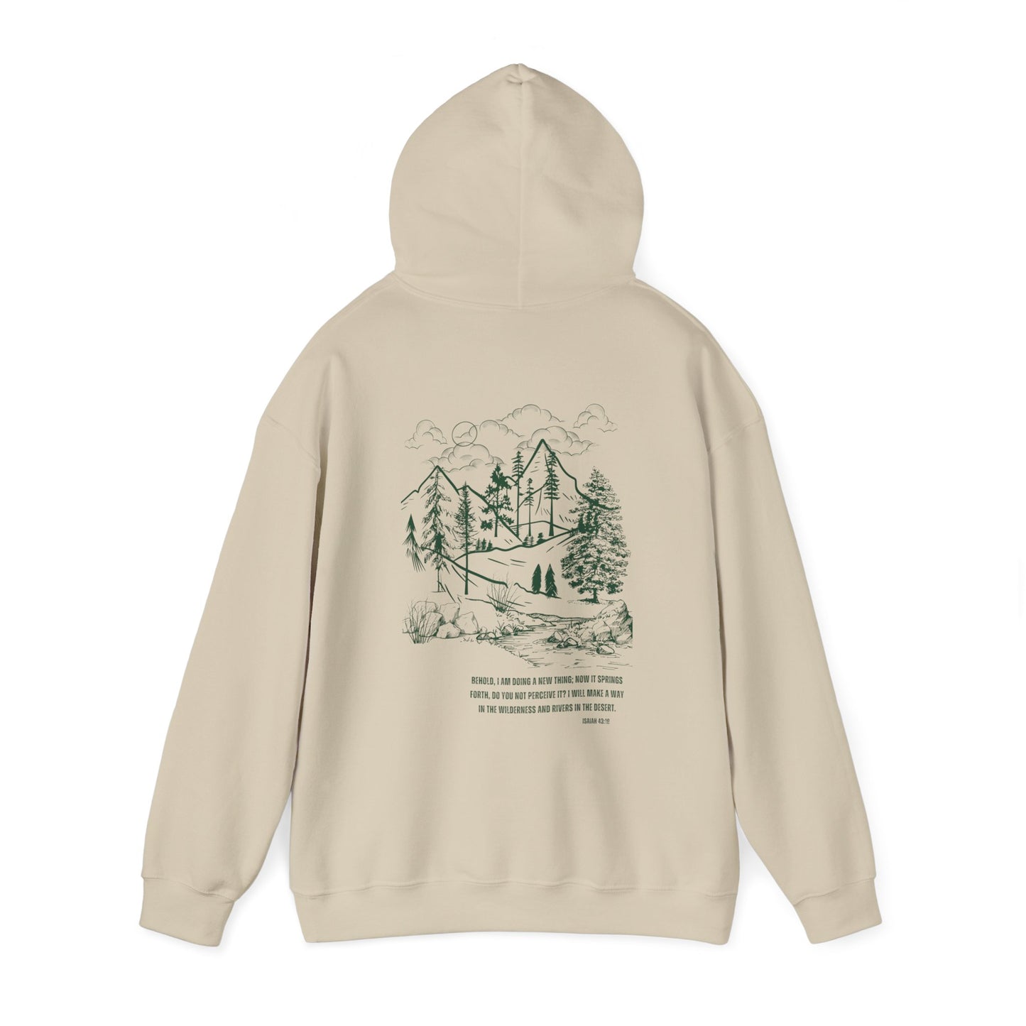 Isiah 43 Hooded Sweatshirt - Outdoor Adventure Vibes