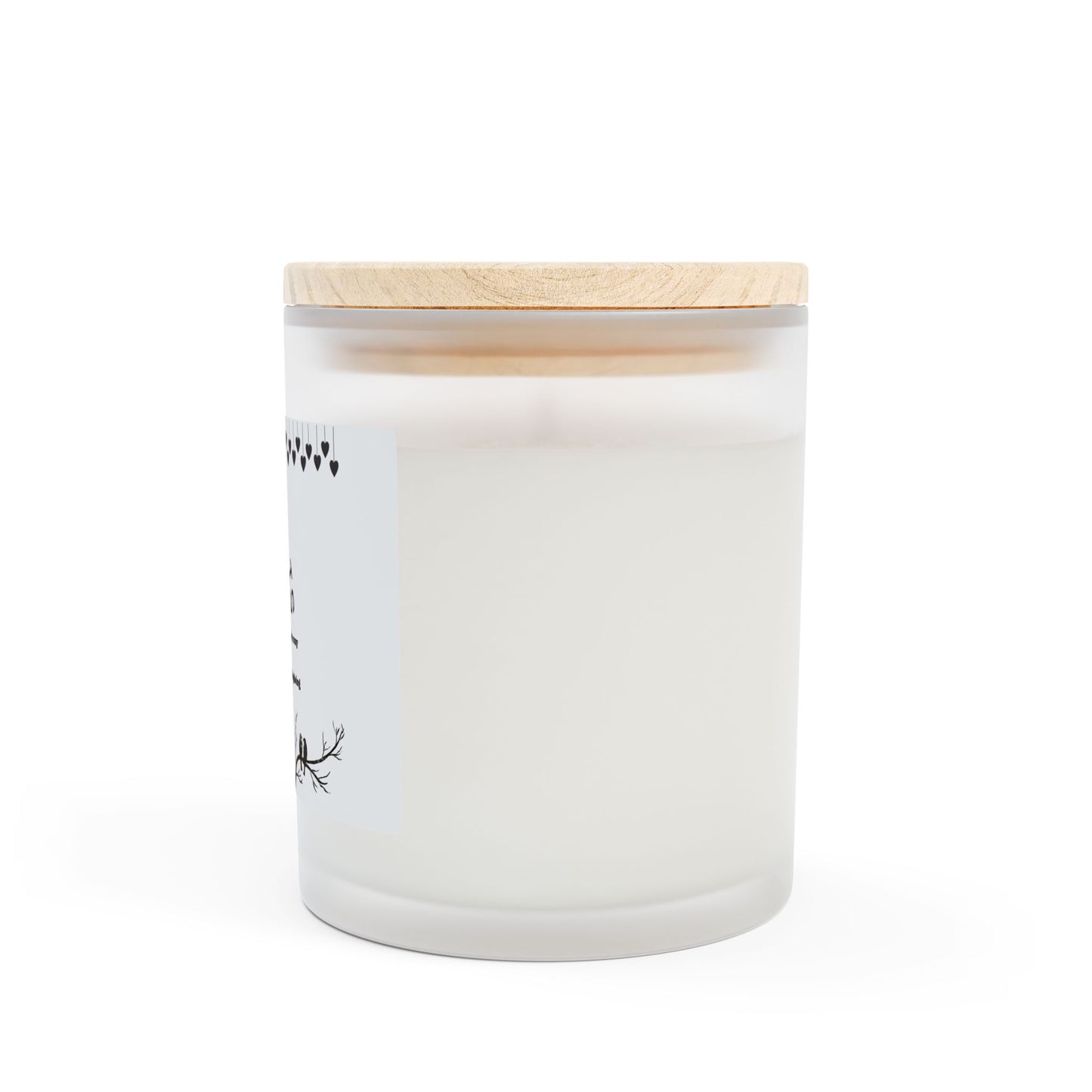 Love Is Frosted Glass Candle, 11oz