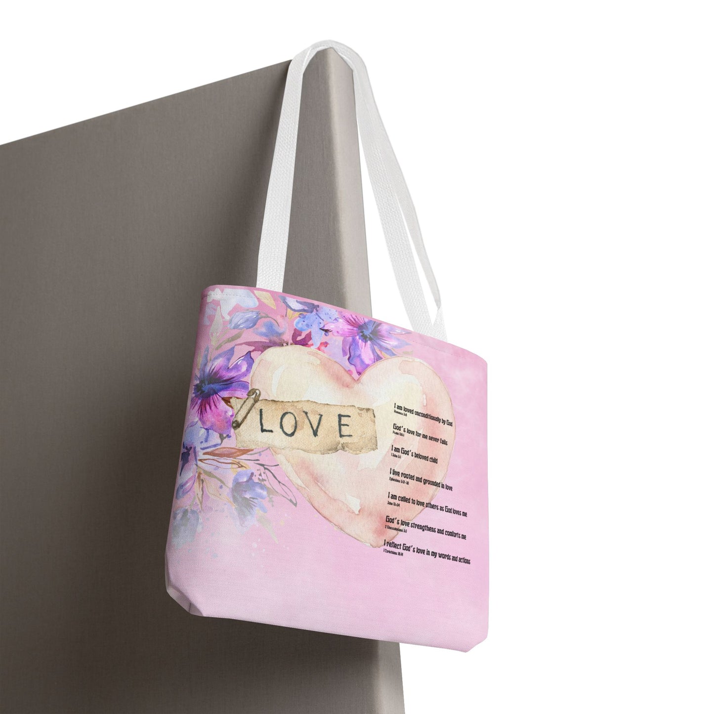 Love Affirmations Tote Bag