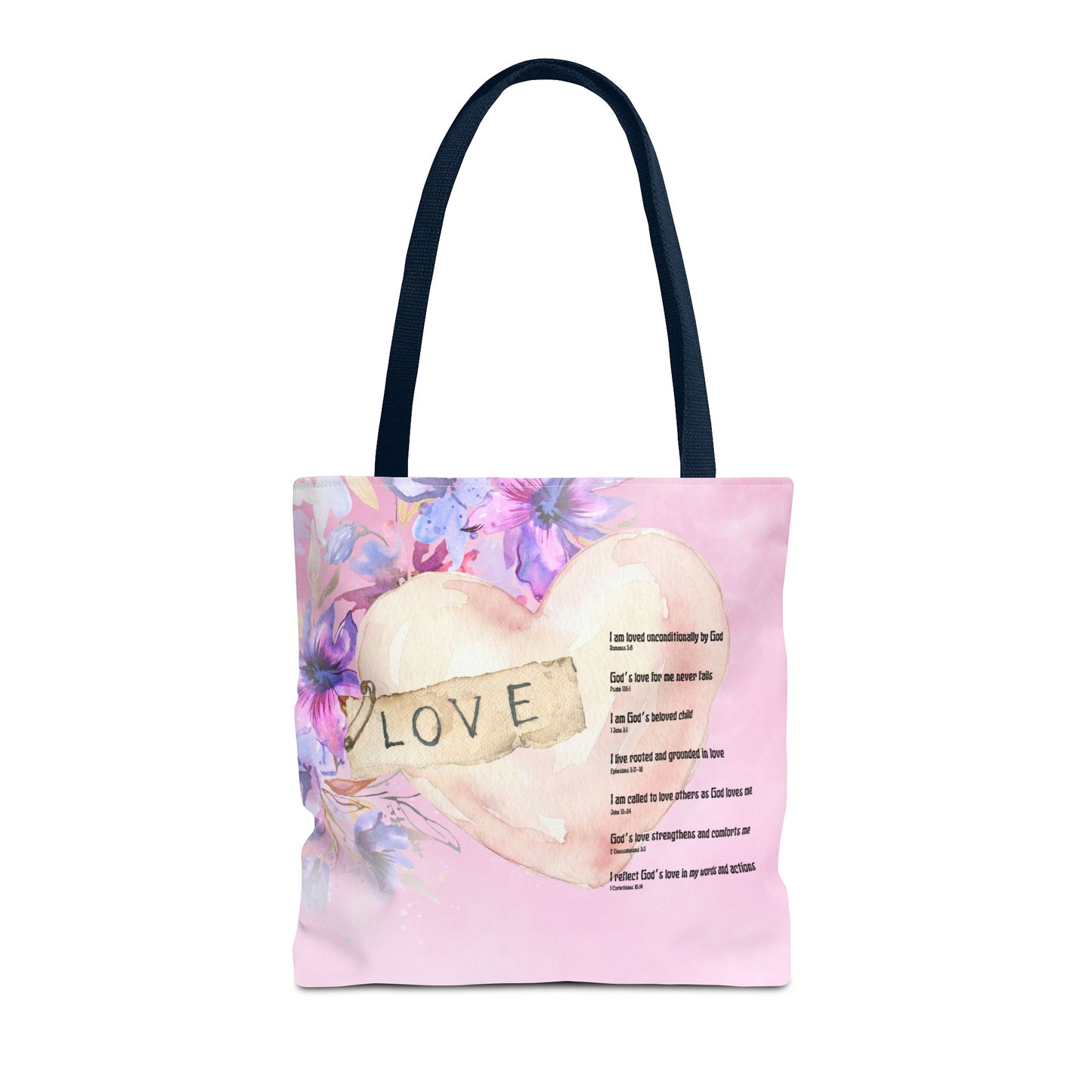 Love Affirmations Tote Bag
