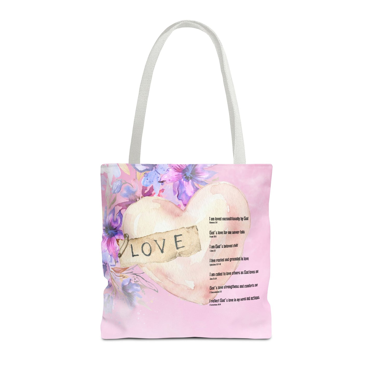Love Affirmations Tote Bag