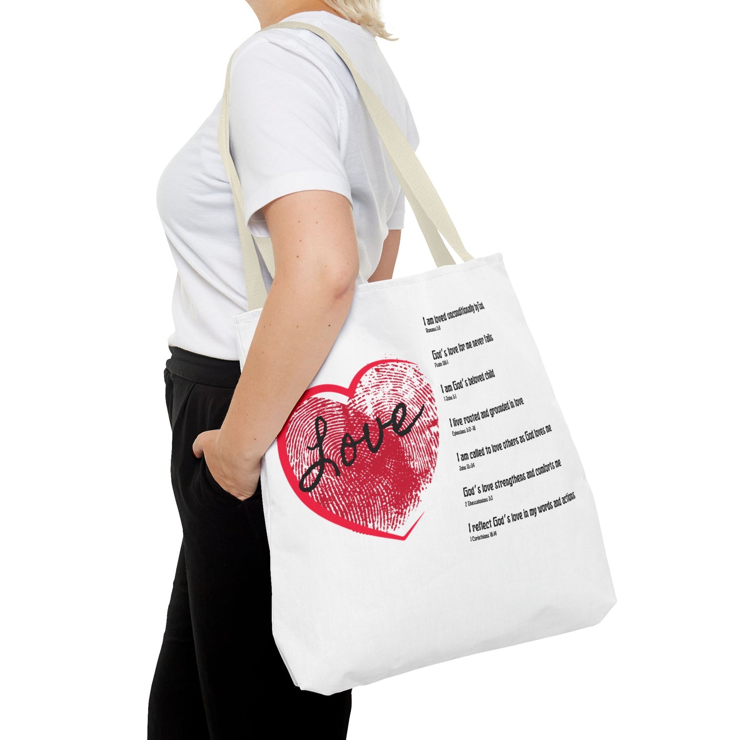 Love Affirmations Tote Bag