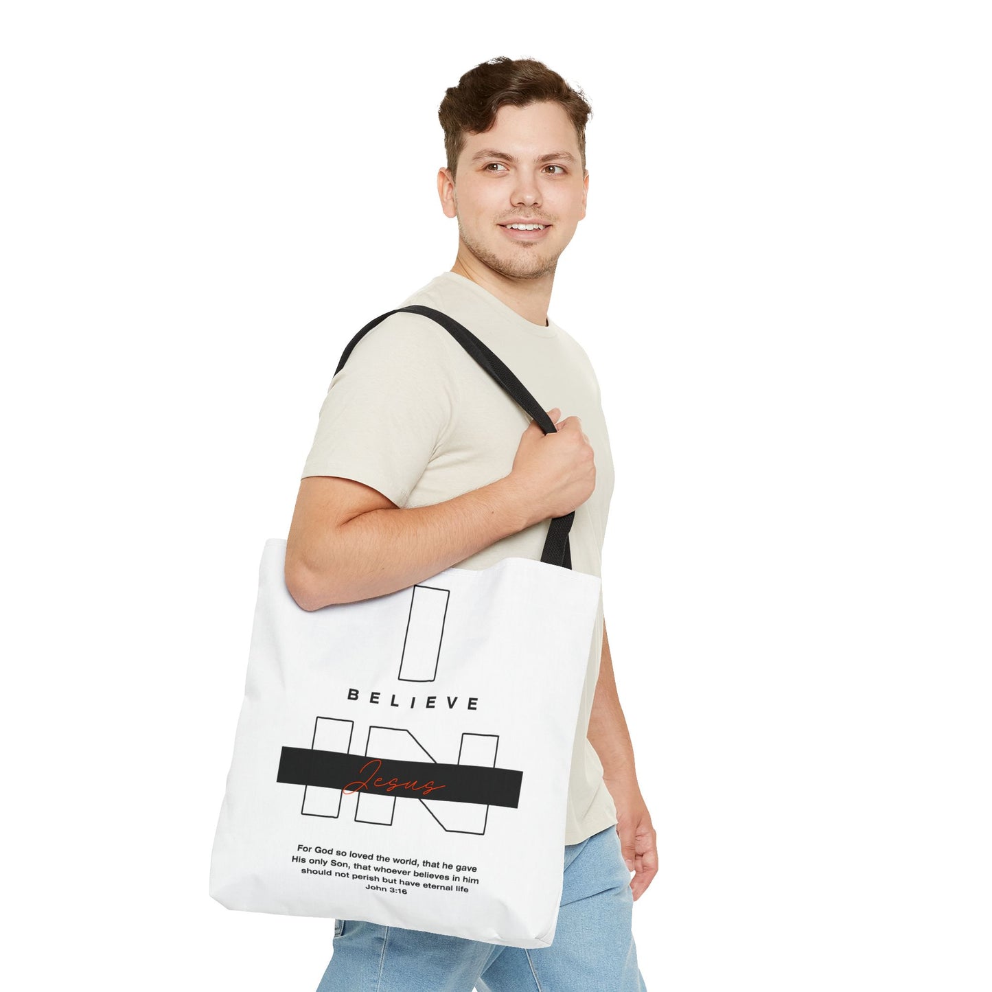 I Believe in Jesus Tote Bag