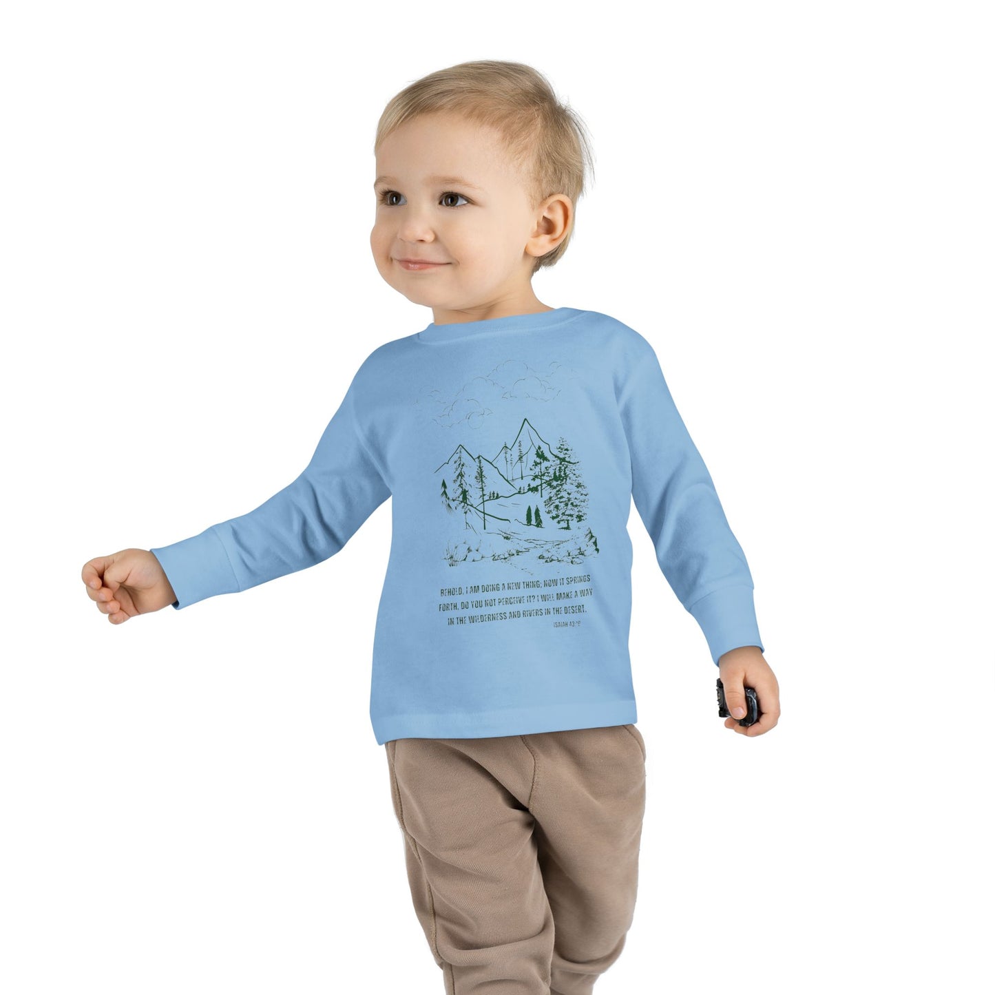 A New Thing Isaiah 43:19 Toddler Long Sleeve Tee