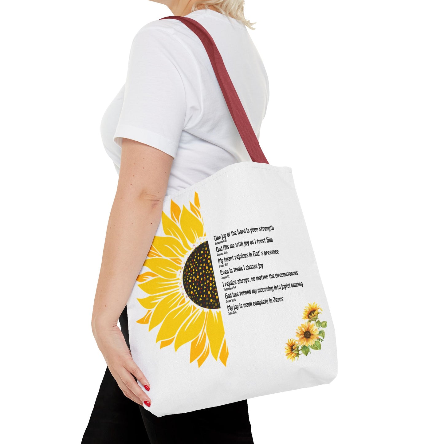 Joy Affirmations Tote Bag
