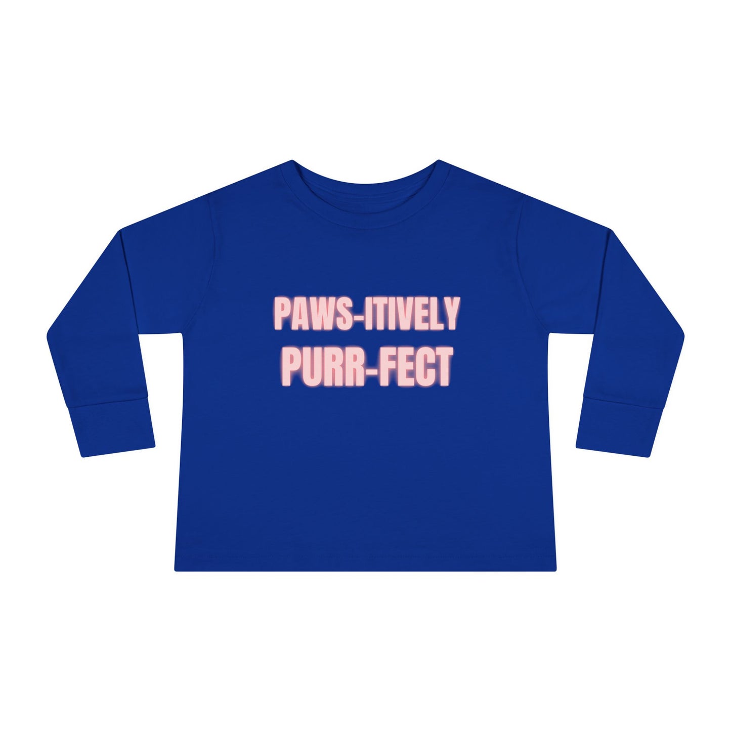 Paws-itively Purr-fect Toddler Long Sleeve Tee