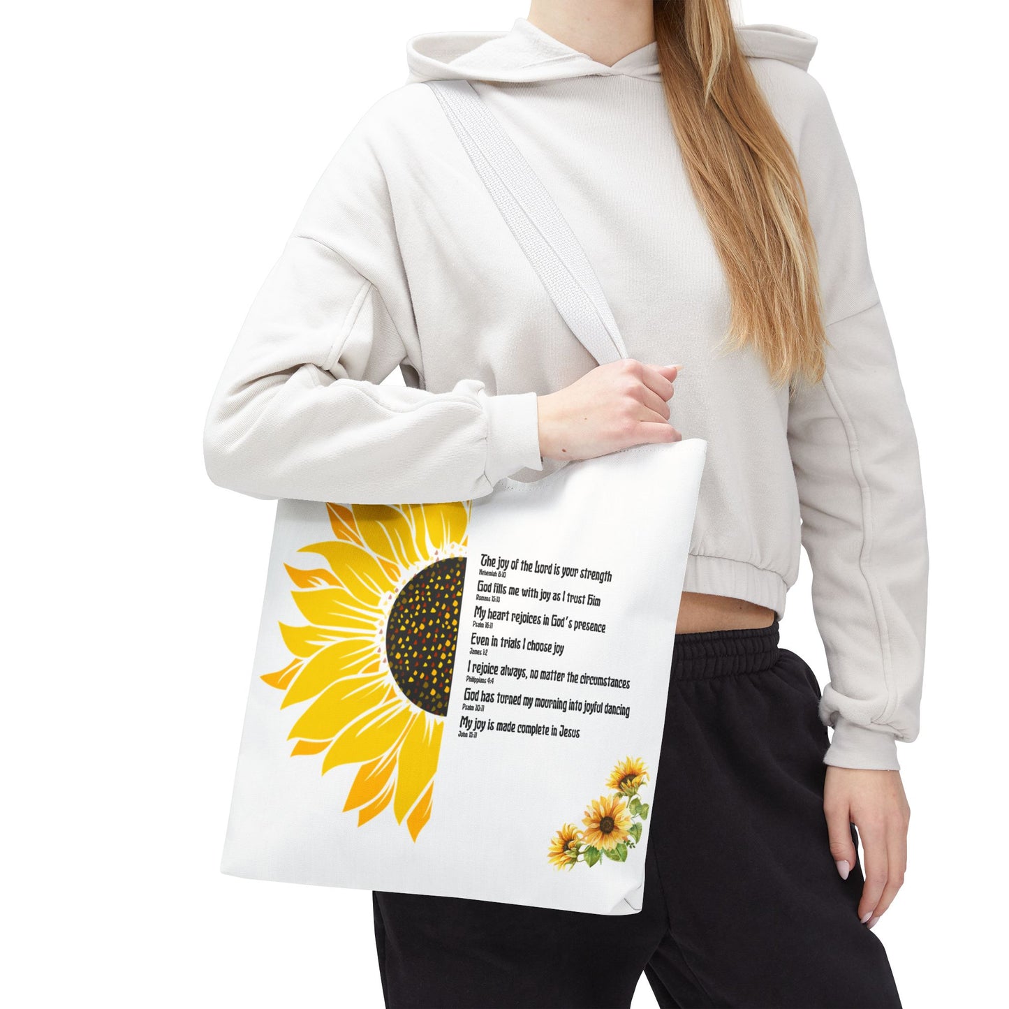 Joy Affirmations Tote Bag