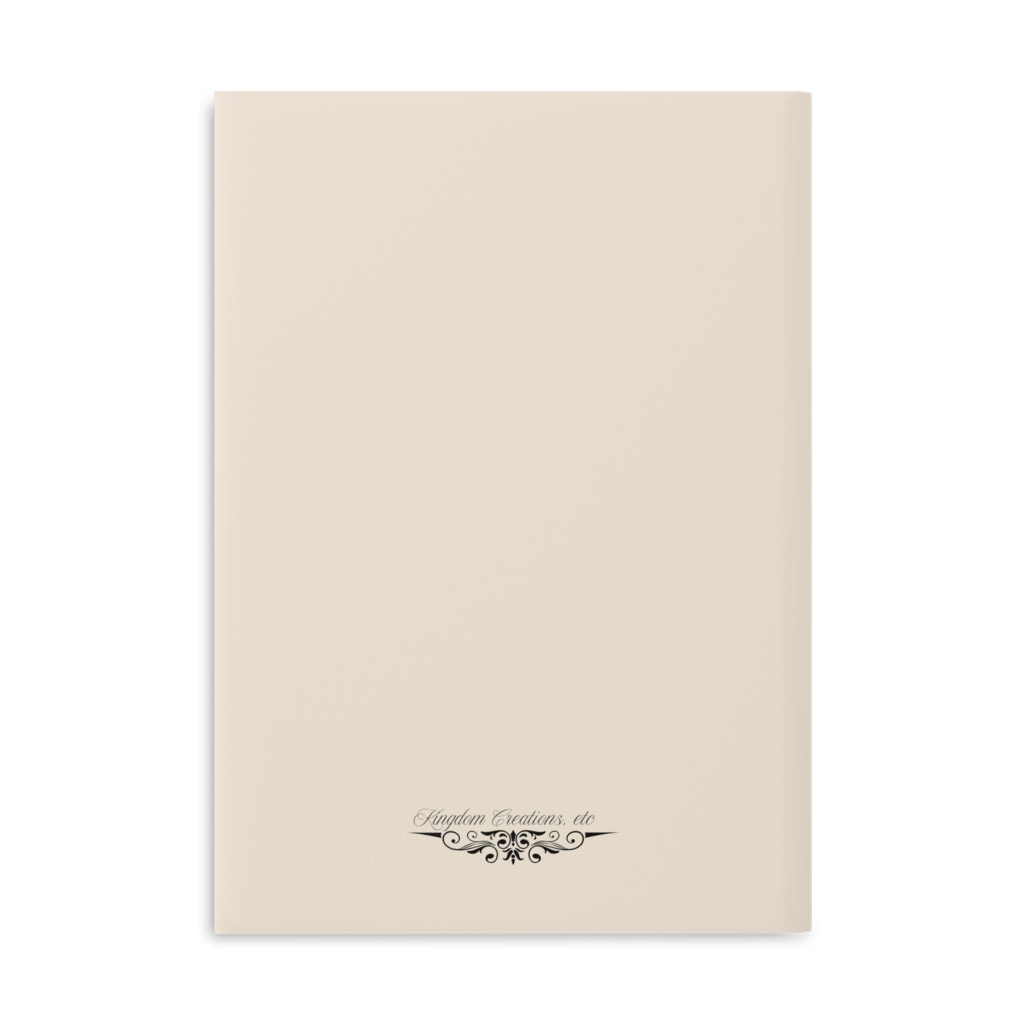 Beige Armor of God Hardcover Notebook