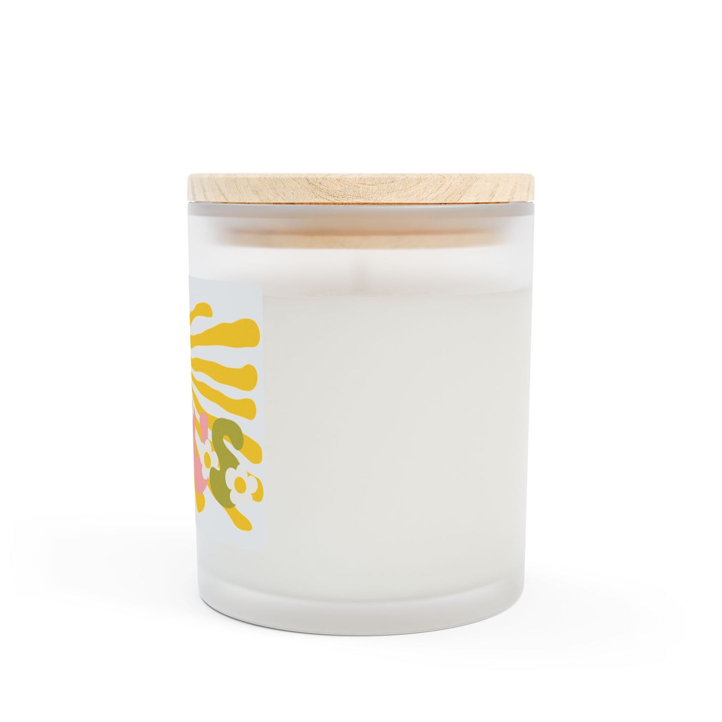 Groovy Jesus Frosted Glass Candle, 11oz