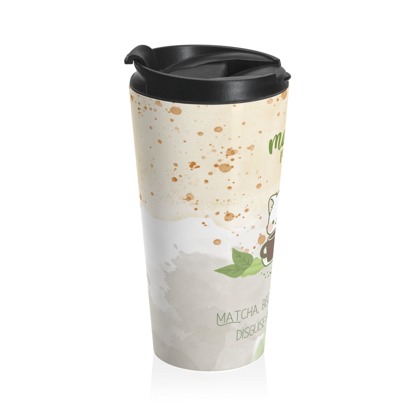 Matcha Please Stainless Steel Travel Mug