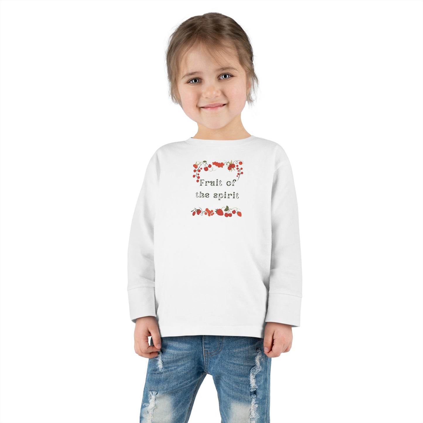 Fruitofhe Spirit Toddler Long Sleeve Tee