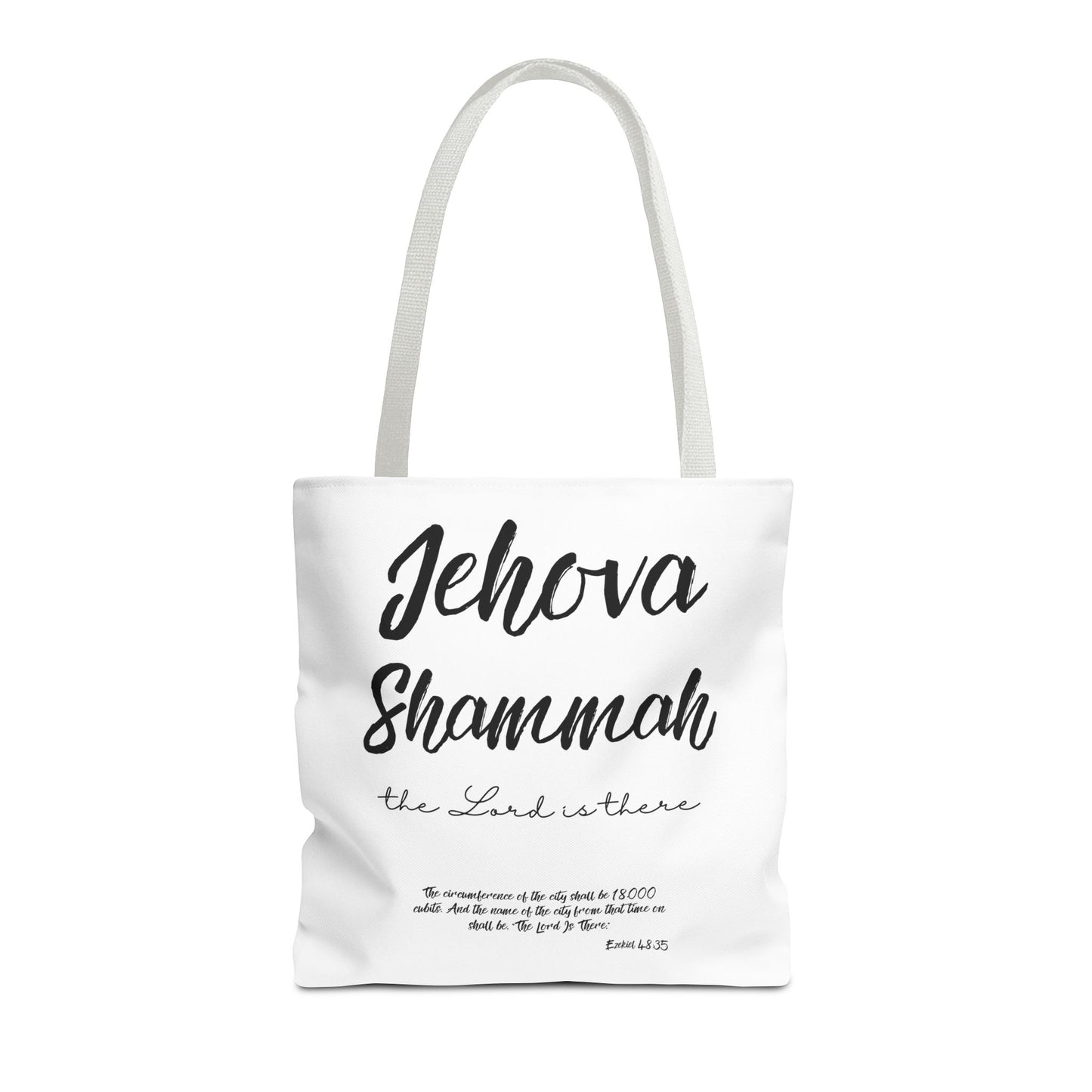 Jehova Shammah Tote Bag