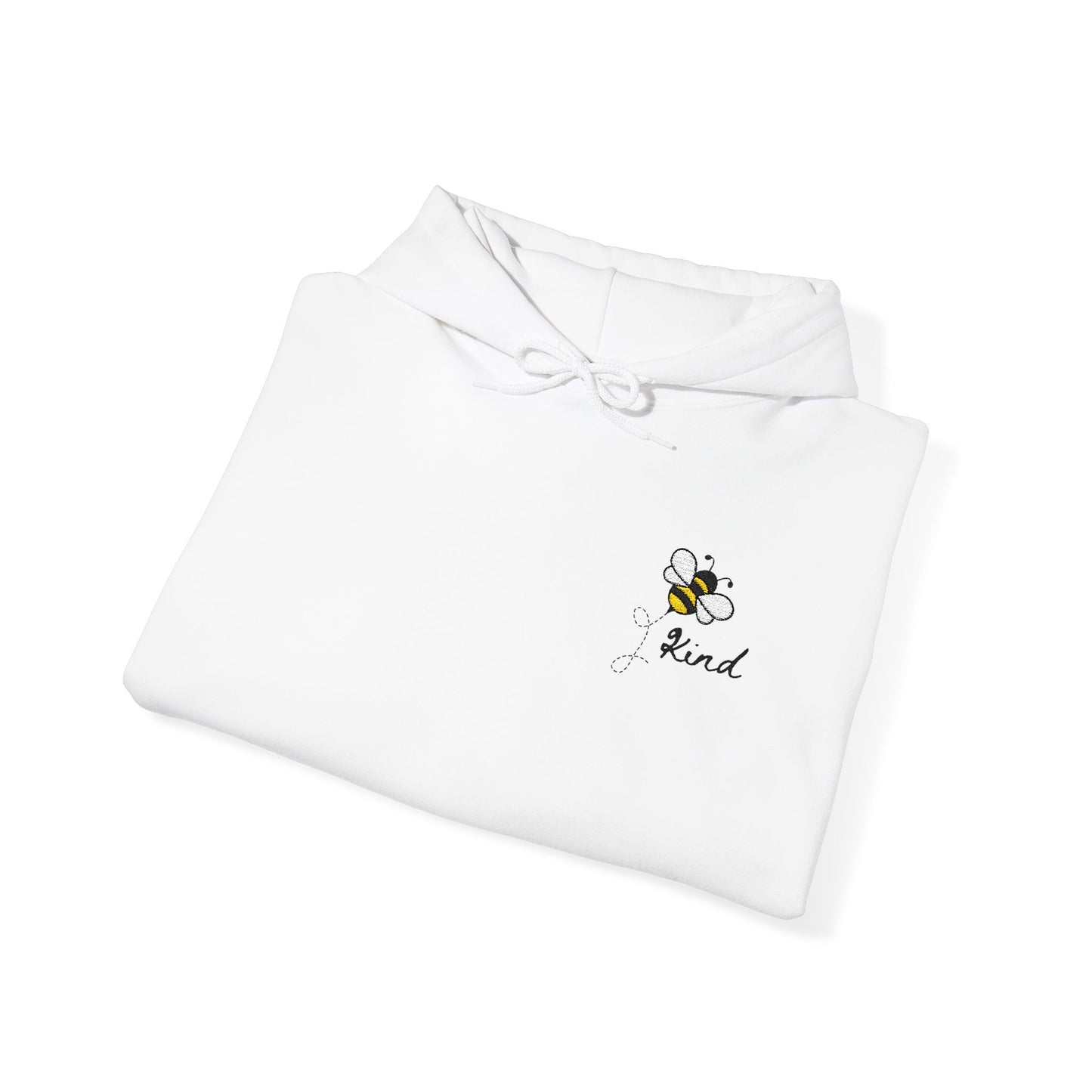 Bee Kind Hooded Sweatshirt - Eco-Friendly, Comfortable, Perfect for Gifting