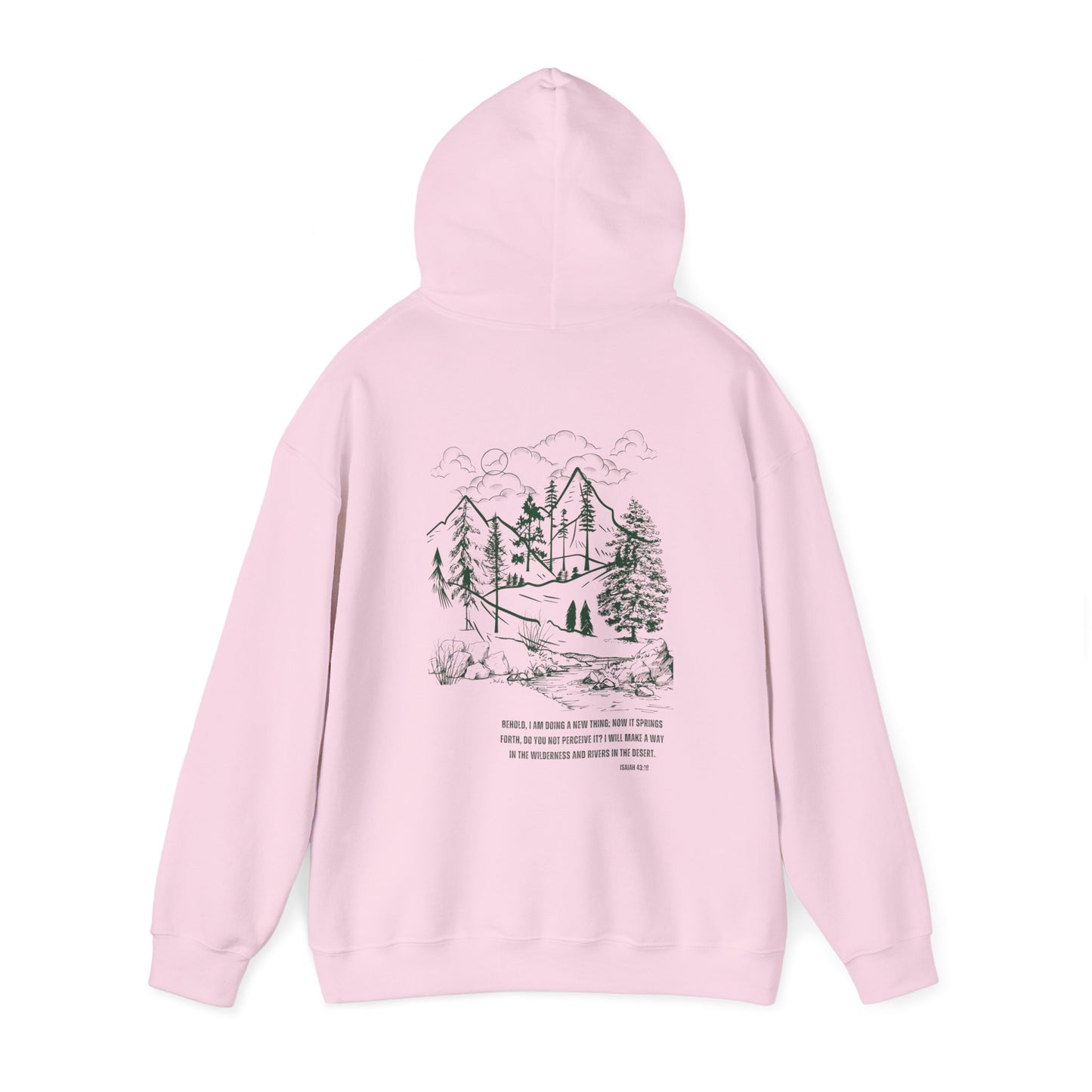 Isiah 43 Hooded Sweatshirt - Outdoor Adventure Vibes