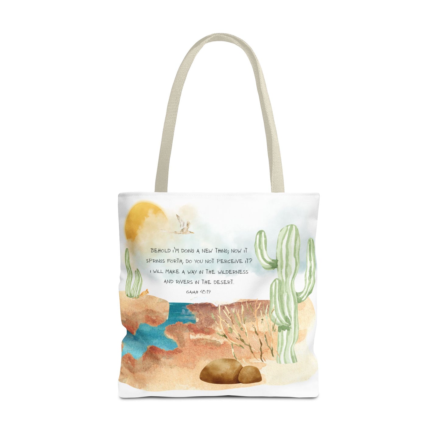 Isaiah 43:19 Tote Bag
