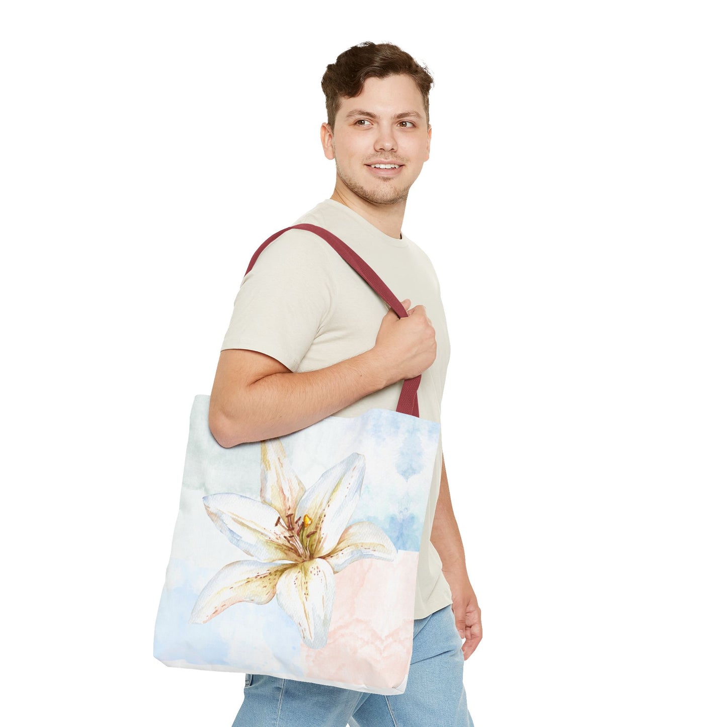 White Lily Tote Bag